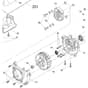 Cobra BCX230C - Brushcutter Sept 2018 Engine Diagram