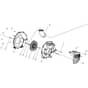 Cobra BP43C - Back Pack Blower Main Diagram