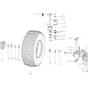 Cobra LTX66HRL - Tractor Jan 2025 Engine & Transmission Diagram