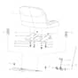 Cobra LTX66HRL - Tractor Jan 2025 Seat Diagram