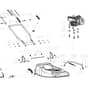 Cobra M40SPB - 16" Self Propelled Main Diagram