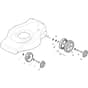 COLLECTOR 46 S - 2019-2020 - 299274648/ST1 - Stiga Rotary Mower Wheels and Hub Caps Diagram