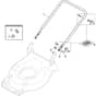 COLLECTOR 48 S AE Kit - 2024-2025 - 2L0482008/ST1 - Stiga Rotary Mower Handle Lower Part Diagram