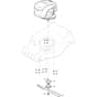 COLLECTOR 48 S AE Kit - 2025 - 2L0482108/ST1 - Stiga Rotary Mower Blade and Hub Diagram