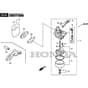 COLLECTOR 48 S H - 2021 - 2L0482038/ST1 - Stiga Rotary Mower Carburettor Diagram