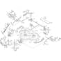 COMBI 100 EL QF - 2020-2021 - 2D6210021/ST1 - Stiga Front Mower Deck Controls Diagram