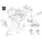 COMBI 100 Q PLUS - 2022-2024 - 2D6210028/ST2 - Stiga Front Mower Cutting Deck Diagram