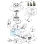 COMBI 1066 H - 2014-2015 - 2T0060481/13 - Stiga Ride On Mower Engine WBE0704ES Diagram