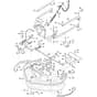 COMBI 125 PRO EL - 2015 - 13-2941-44 - Stiga Front Mower Deck Controls Diagram