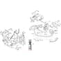 COMBI 125 PRO EL QF - 2019-2021 - 2D6312521/ST1 - Stiga Front Mower Deck Controls Diagram