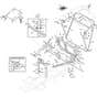 COMBI 166 - 2022-2025 - 2T0070481/ST2 - Stiga Ride On Mower Frame Diagram