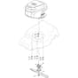 COMBI 43 S AE - 2018 - 295432008/STX - Stiga Rotary Mower Blade Diagram