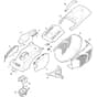 Combi 44 E - 2018-2021 - 294420068/ST1 - Stiga Rotary Mower Deck Diagram