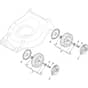 COMBI 48 - 2024-2025 - 2L0481048/ST1 - Stiga Rotary Mower Wheels and Hub Caps Diagram