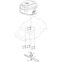 COMBI 48 AE - 2017 - 295485008/S17 - Stiga Rotary Mower Blade Diagram