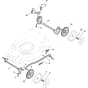 COMBI 48 B - 2011 - 295485024/S11 - Stiga Rotary Mower Deck and Height Adjusting Diagram