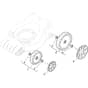 COMBI 48 B - 2011-2013 - 295485024/S12 - Stiga Rotary Mower Wheels and Hub Caps Diagram