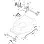 COMBI 48 Q - 2019-2021 - 2L0485848/ST1 - Stiga Rotary Mower Deck and Height Adjusting Diagram