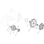 COMBI 48 S BW - 2010 - 294487023/GRN - Stiga Rotary Mower Wheels and Hub Caps Diagram