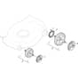 COMBI 48 SEQ B - 2016 - 299486628/S16 - Stiga Rotary Mower Wheels and Hub Caps Diagram