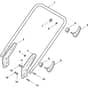 COMBI 48 SQ BW H - 2010 - 299486834/S10 - Stiga Rotary Mower Handle Lower Part Diagram