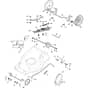 COMBI 50 SVEQ B - 2017-2019 - 294503528/S17 - Stiga Rotary Mower Deck and Height Adjusting Diagram