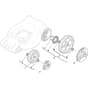 COMBI 53 S - 2014-2019 - 295536048/S14 - Stiga Rotary Mower Wheels and Hub Caps Diagram