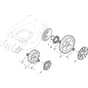 COMBI 53 S B - 2012-2013 - 295536024/S12 - Stiga Rotary Mower Wheels and Hub Caps Diagram