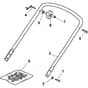 COMBI 53 S B - 2009-2010 - 299275324/ST9 - Stiga Rotary Mower Handle Lower Part Diagram