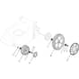 COMBI 53 S BW SILENT - 2010 - 201577044/S10 - Stiga Rotary Mower Wheels and Hub Caps Diagram