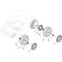 COMBI 53 S H - 2012-2013 - 295532034/S12 - Stiga Rotary Mower Wheels and Hub Caps Diagram
