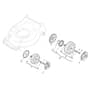 COMBI 53 SEQ B - 2021 - 2L0536528/ST1P - Stiga Rotary Mower Wheels and Hub Caps Diagram
