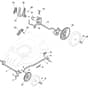 COMBI 53 SQ - 2019-2020 - 295536848/ST1 - Stiga Rotary Mower Deck and Height Adjusting Diagram
