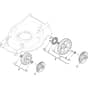 COMBI 55 SQ DAE - 2019-2020 - 294556878/ST1 - Stiga Rotary Mower Wheels and Hub Caps Diagram