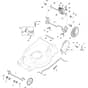 COMBI 950 SQ AE - 2021 - 294507898/ST1 - Stiga Rotary Mower Deck and Height Adjusting Diagram