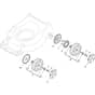 CP1 434 S-B - 2019 - 2L0432023/19 - Castel Garden Rotary Mower Wheels and Hub Caps Diagram