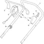 CP1 480 Li - 2019 - 2L0481063/19 - Castel Garden Rotary Mower Handle Upper Part Diagram