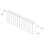 Billy Goat CR550HC - Compact Power Rake (2016) Flail Blade Kit Diagram