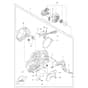 McCulloch CS390 - 2011-07 - Chain Brake & Clutch Cover Parts Diagram