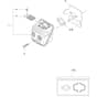 McCulloch CS450 - 2011-07 - Muffler Parts Diagram