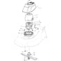 CS 480 - 2014-2019 - 295490663/11 - Castel Garden Rotary Mower Electric Motor/Blade Diagram
