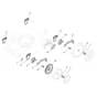 CS 484 W-H - 2015-2019 - 295495033/15 - Castel Garden Rotary Mower Height Adjusting Diagram