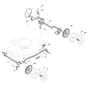 CSC 534 S-B - 2015-2019 - 295542023/15 - Castel Garden Rotary Mower Height Adjusting Diagram