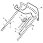 CSC 534 WSQ-H - 2013 - 295546834/PL - Castel Garden Rotary Mower Handle Upper Part Diagram