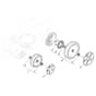CSL 484 WSQ-B - 2015-2017 - 295496823/ROW - Castel Garden Rotary Mower Wheels and Hub Caps Diagram