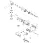 Makita DA3010 - Angle Drill 10mm - Power Tool Diagram