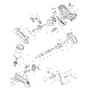 Makita DCC501 - 125mm Cordless Cutter - Power Tool Diagram