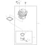 Makita DCS430 - Chainsaw - Cylinder Diagram