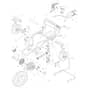 Makita DCU180 - Battery Powered Wheelbarrow - Power Tool 01 Diagram