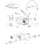 Makita DCW180 - Cordless Cooler & Warmer Box - Power Tool Diagram